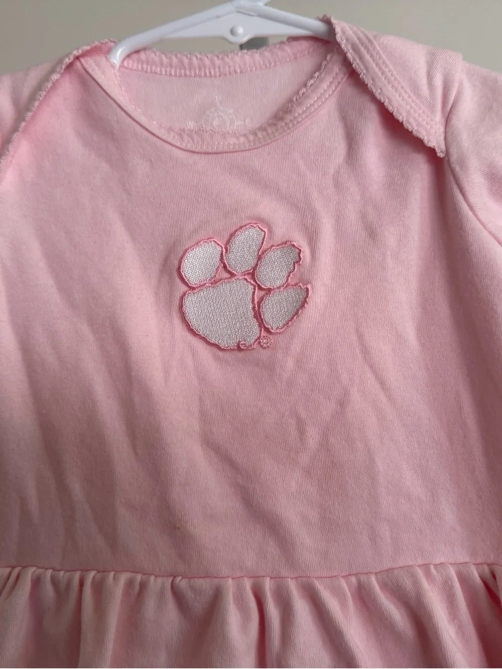 Creative Knitwear Clemson Tigers Skirted Bodysuit